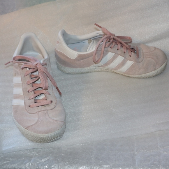 adidas Originals Gazelle Sneakers BY9548 Icey Pink Size 3 Girls - Picture 6 of 9